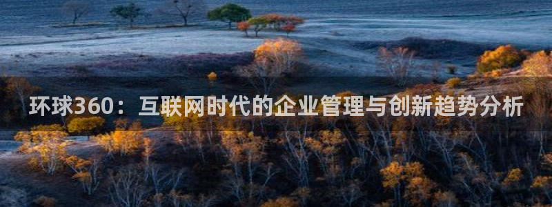 耀世娱乐环保：环球360：互联网时代的企业管理与创新趋势分析