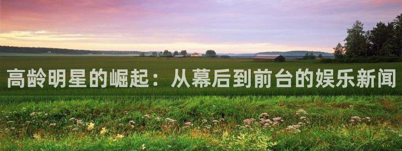 耀世娱乐体育app下载：高龄明星的崛起：从幕后到前台的娱乐新闻
